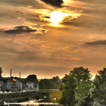 Coucher de soleil port ©G.Alleaume