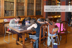 Atelier de pratique artistique dans le cadre des vacances au musée