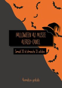 Flyer de l'animation Halloween au musée