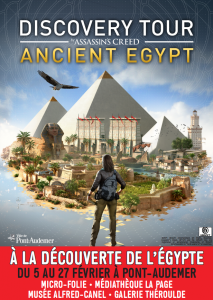 affiche discovery tour ubisoft egypt