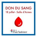 visuel don du sang ville de Pont-Audemer