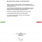 Grève Nationale - Accueils périscolaires