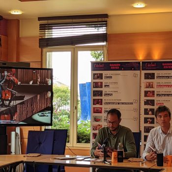 photo de la conférrence de presse pour le lancement de la saison 2022-2023 du théâtre l'éclat