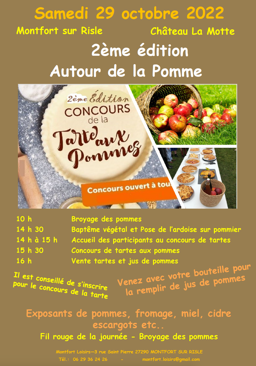 affiche autour de la pomme