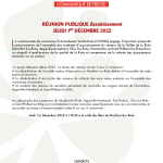 Réunion publique assainissement