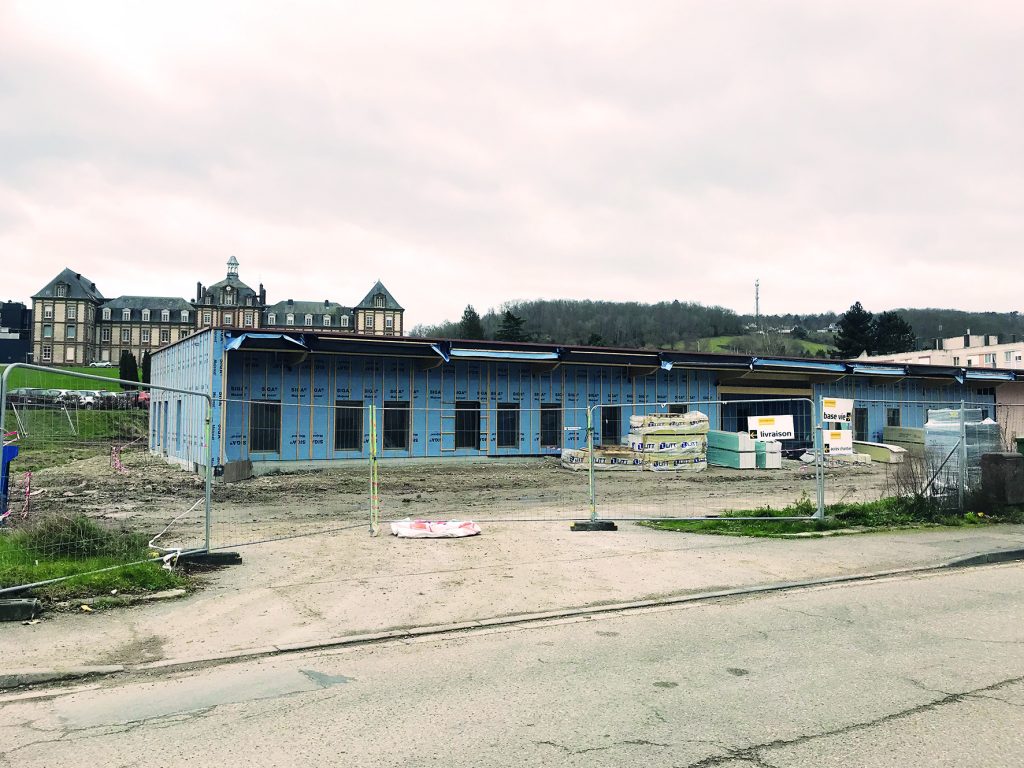 photo de face du PSLA François Lemarchand pendant sa construction