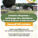 Journée citoyenne : entretien des cimetières de Pont-Audemer et Saint-Germain