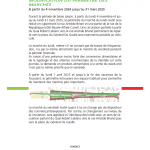 Modification du périmètre des marchés