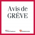 AVIS DE GRÈVE