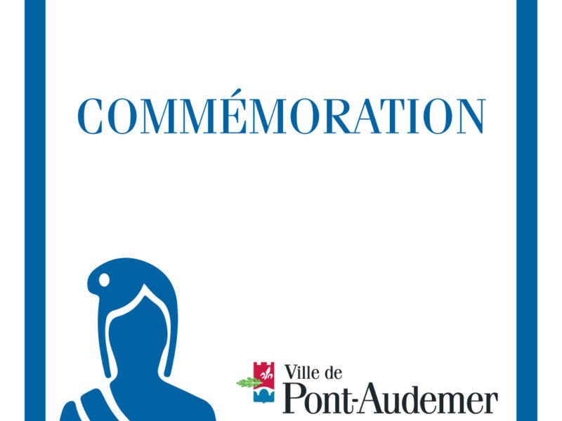 commemoration avec logo et buste Marianne